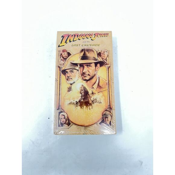 New Sealed Indiana Jones and the Last Crusade (VHS, 1989) - Picture 1 of 6